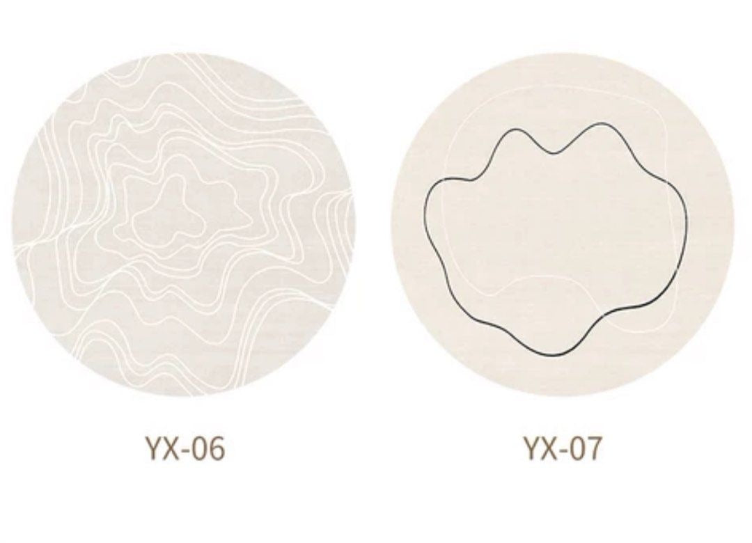 ISOLYTHA Modern Round Rug - Cassa Haus Singapore