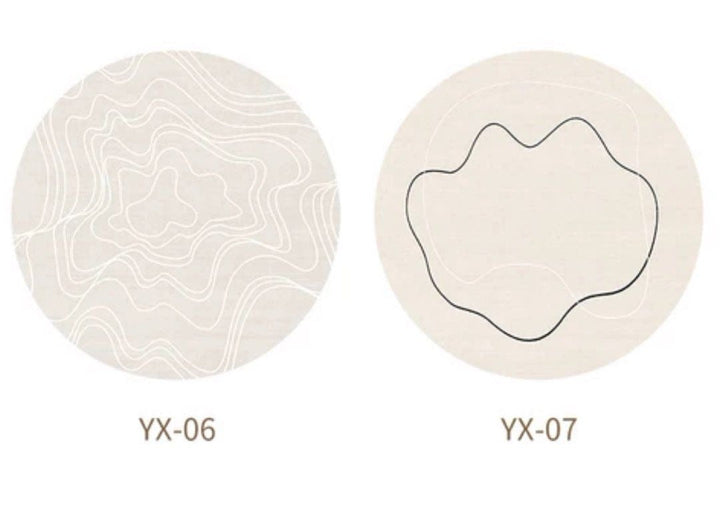 ISOLYTHA Modern Round Rug - Cassa Haus Singapore