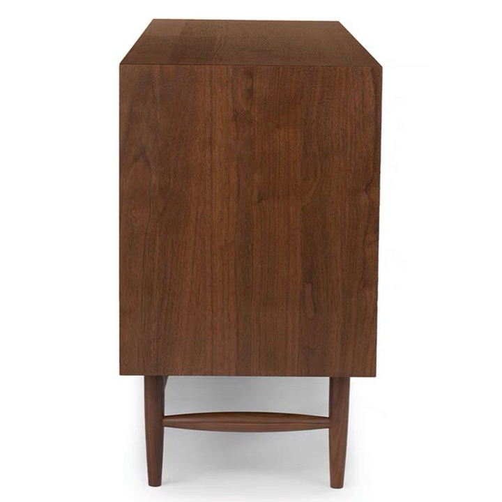 FRENZO Modern Walnut Chest Of Drawers - Radical Homes Singapore