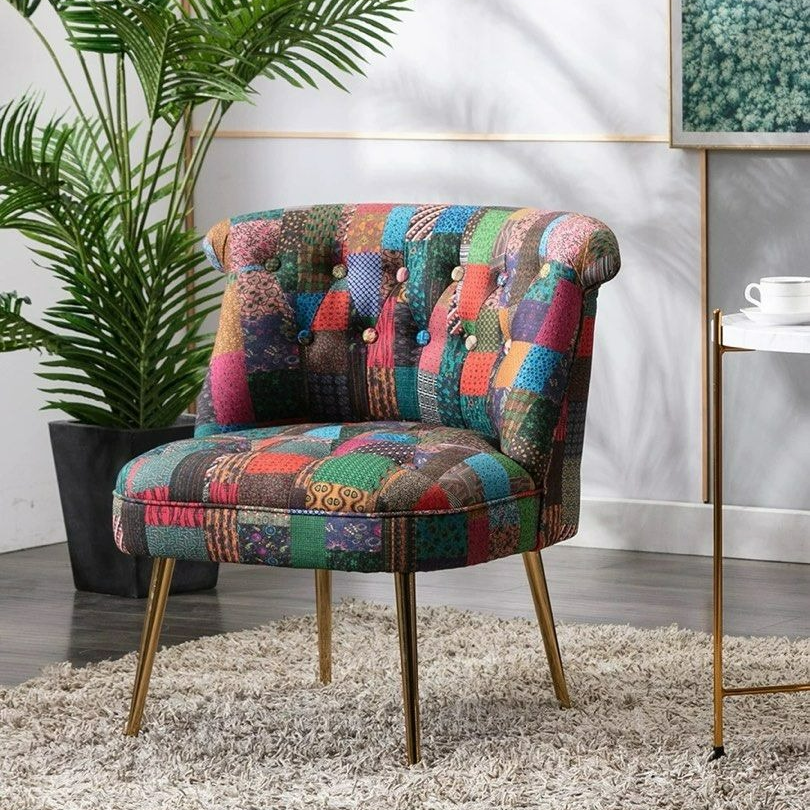 JOLT Eclectic Fabric Lounge Chair - Cassa Haus Singapore