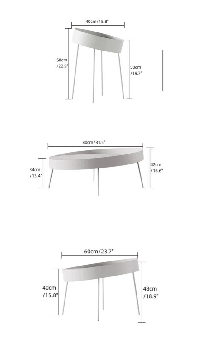 THIRSDAY Metal Coffee Table - Radical Homes Singapore