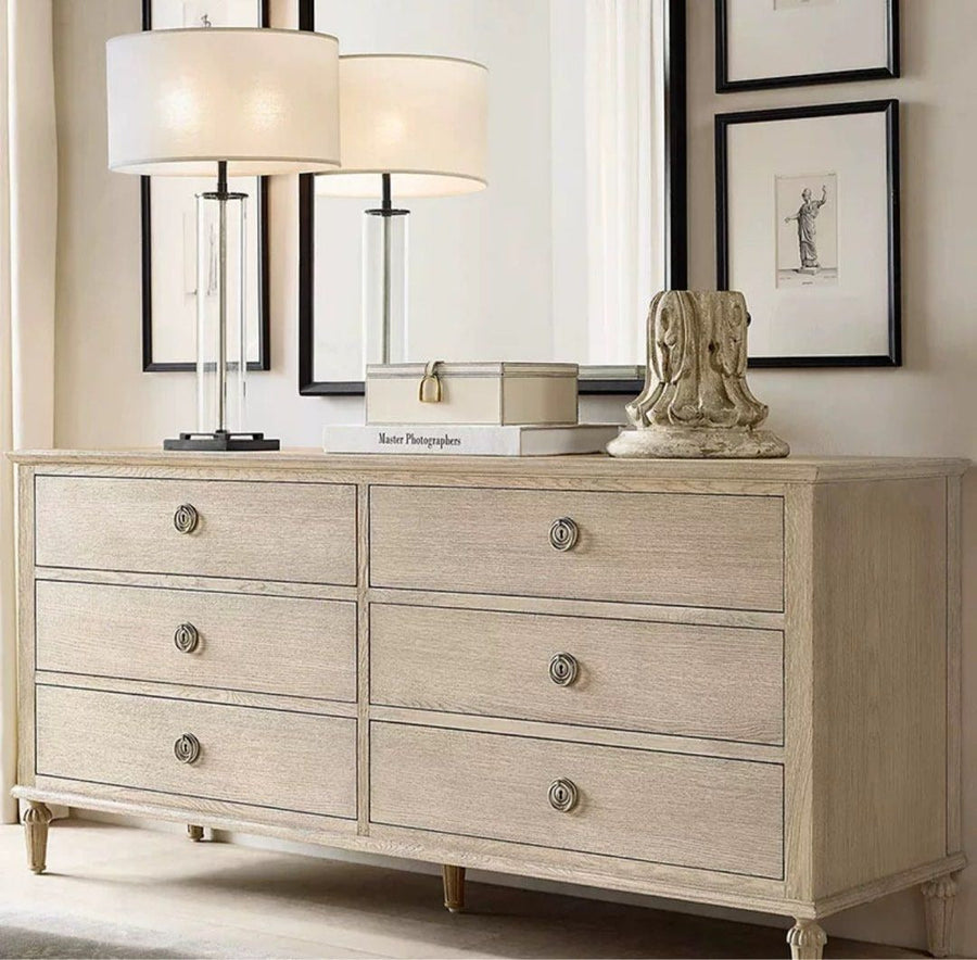 HERODES Rustic Solid Wood Chest Of Drawers - Radical Homes Singapore