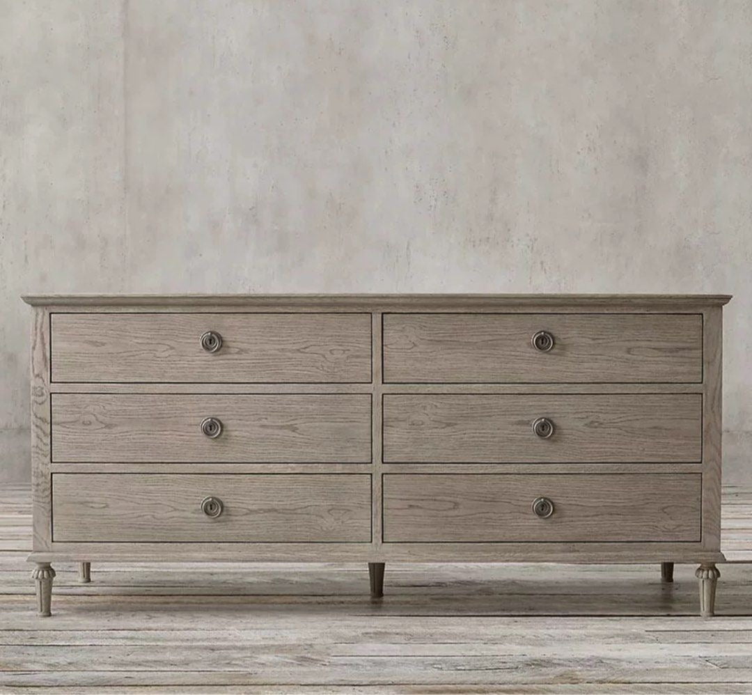 HERODES Rustic Solid Wood Chest Of Drawers - Radical Homes Singapore