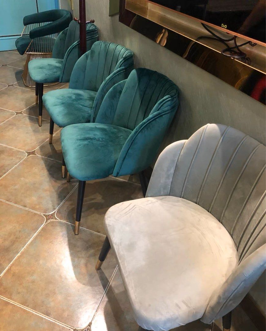 QUENZARI Modern Velvet Dining Chair - Cassa Haus Singapore