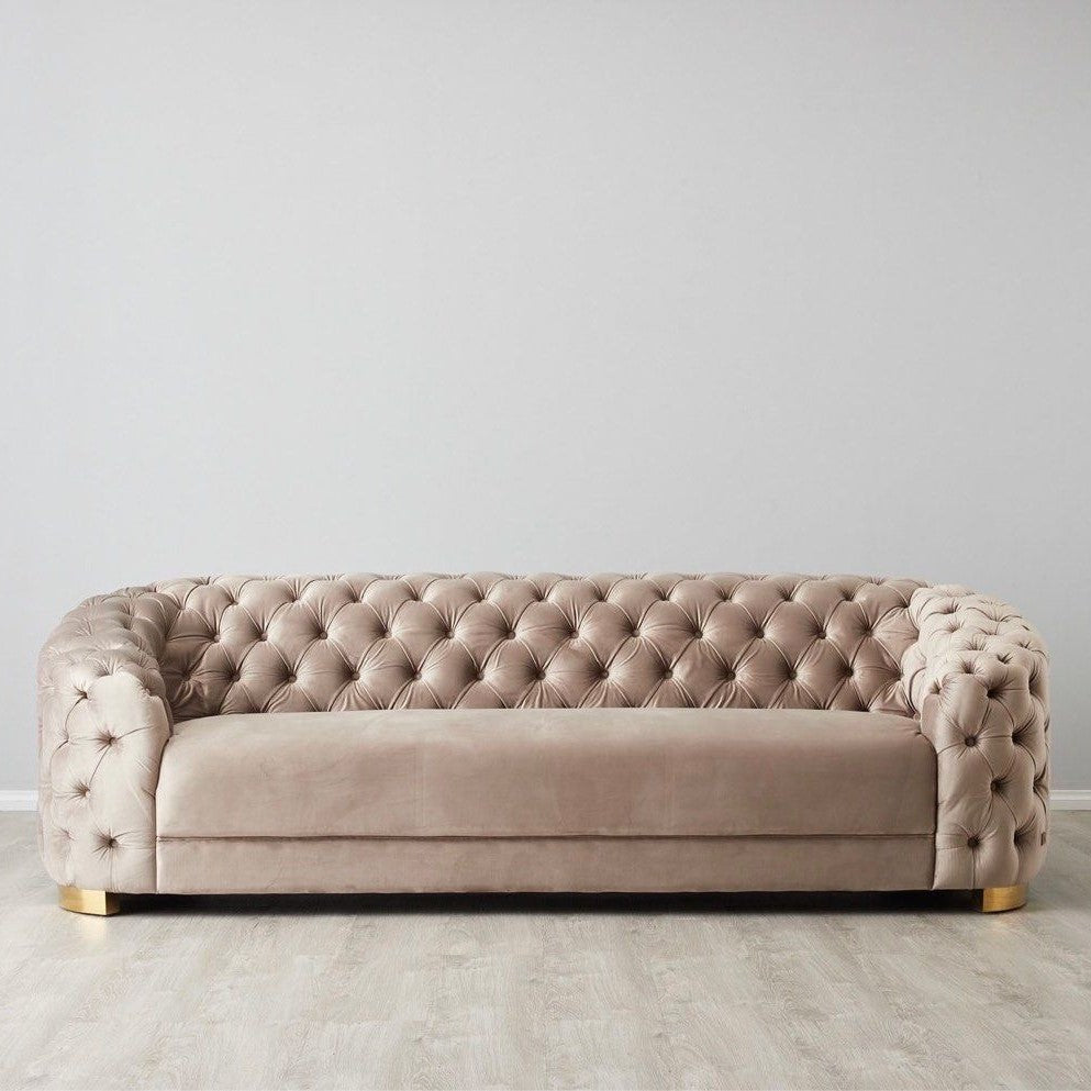 BRONTEA Modern Chesterfield Sofa - Cassa Haus Singapore