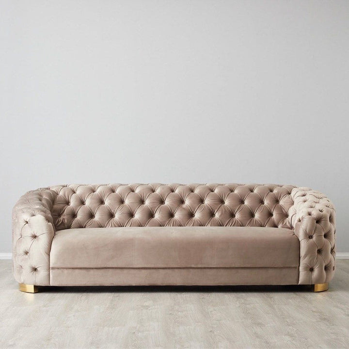 BRONTEA Modern Chesterfield Sofa - Cassa Haus Singapore