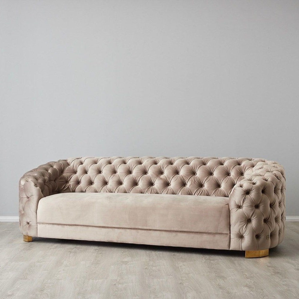 BRONTEA Modern Chesterfield Sofa - Cassa Haus Singapore