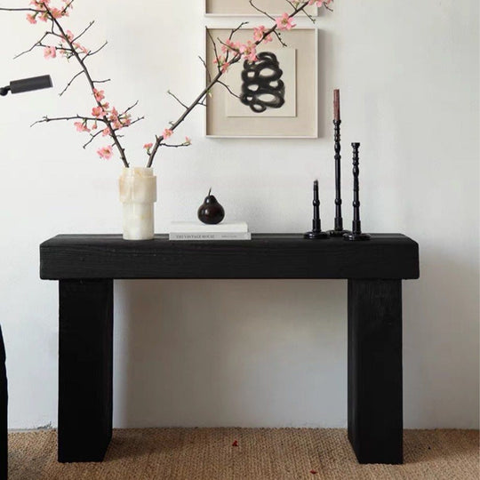 GRAINDALE Rustic Solid Wood Console Table - Cassa Haus Singapore