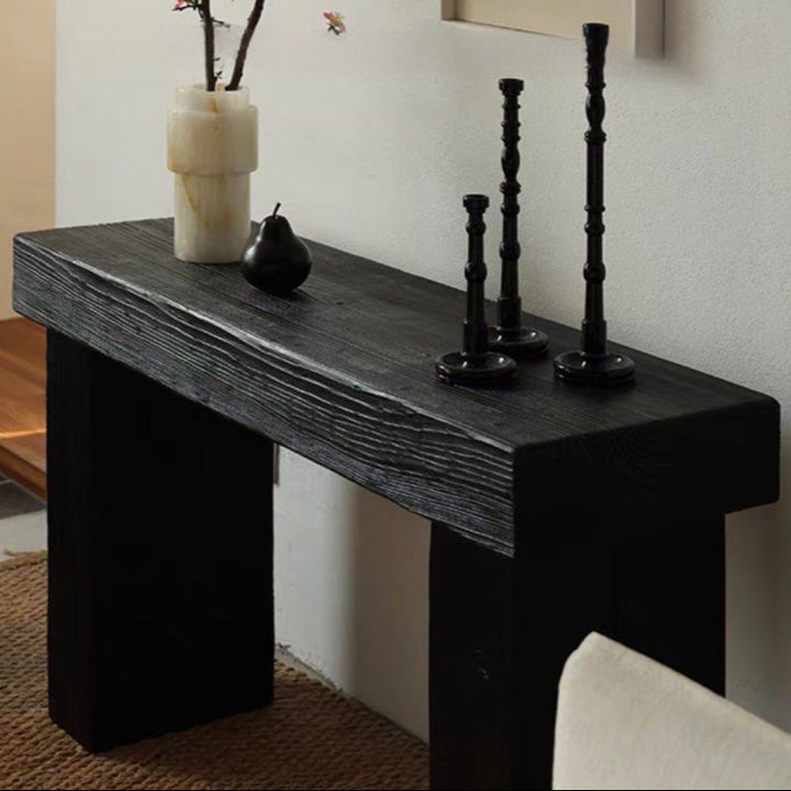 WENDY Rustic Solid Wood Console Table - Radical Homes Singapore