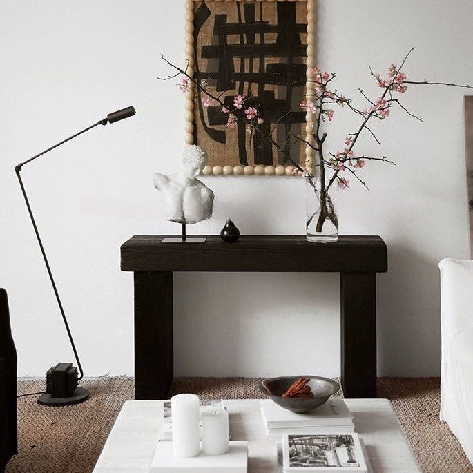 WENDY Rustic Solid Wood Console Table - Radical Homes Singapore