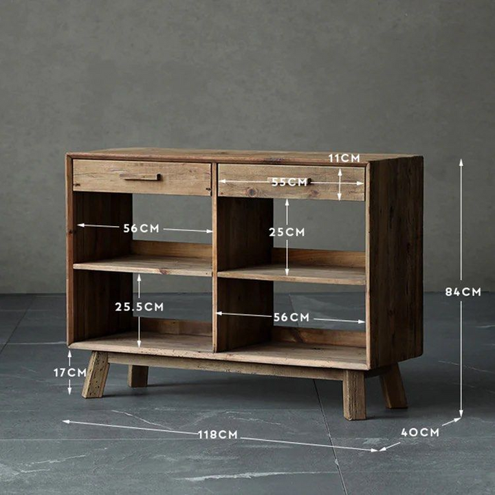 FEZENE Solid Wood Sideboard - Radical Homes Singapore