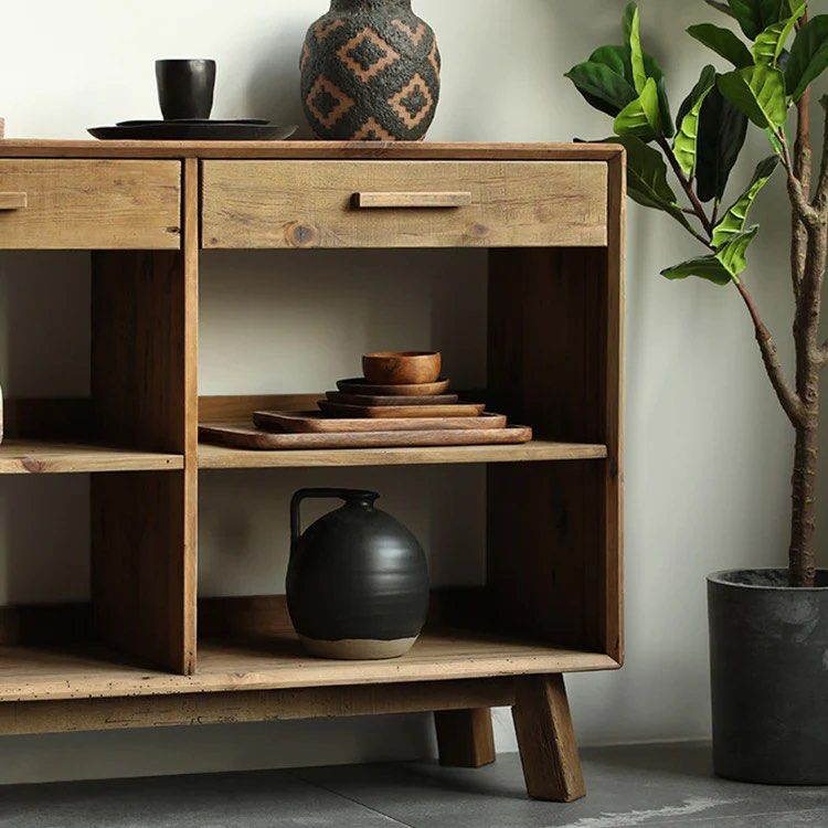 FEZENE Solid Wood Sideboard - Radical Homes Singapore