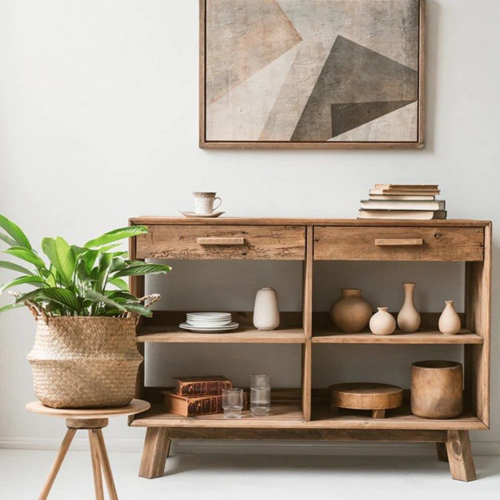 FEZENE Solid Wood Sideboard - Radical Homes Singapore