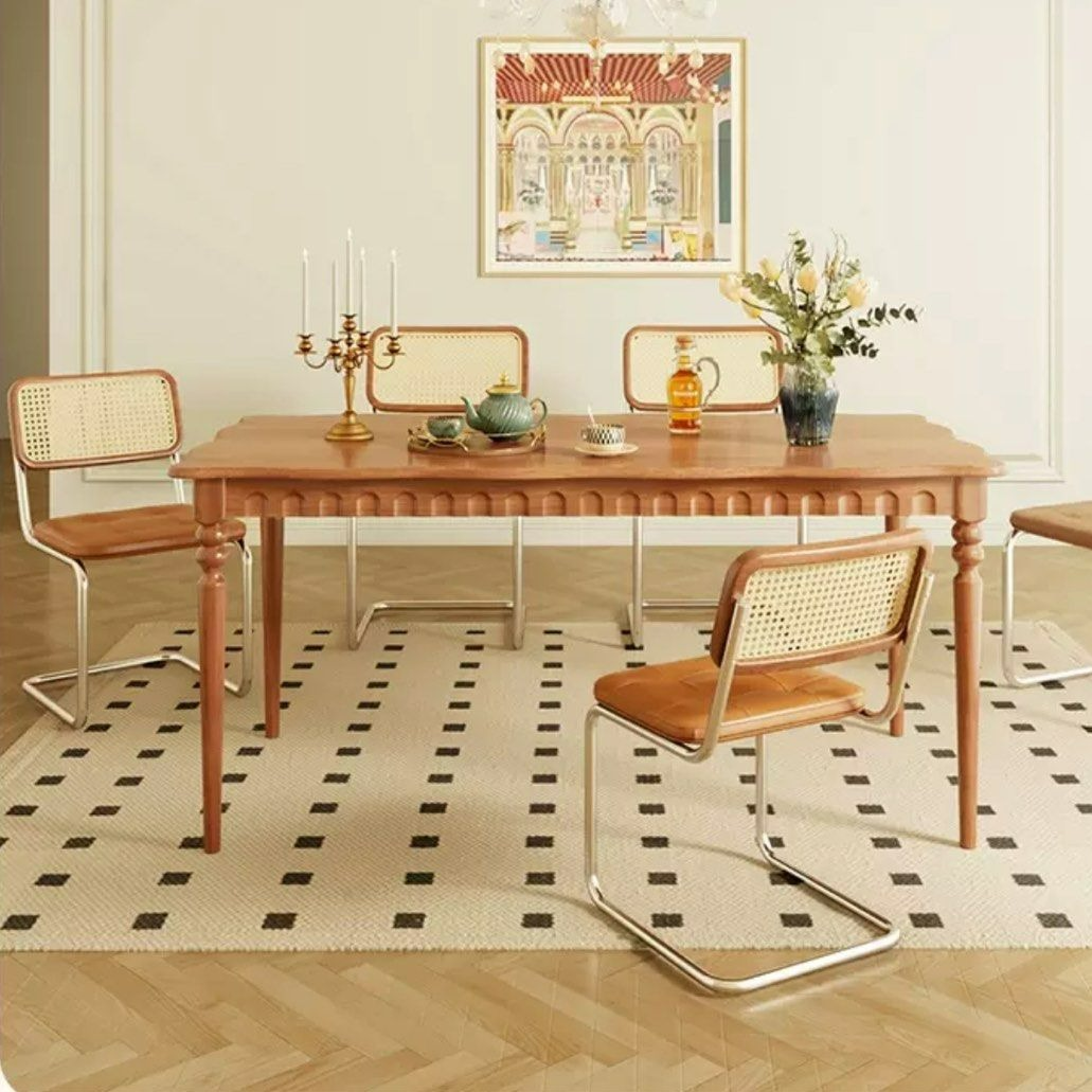 SAKIYO Japandi Solid Wood Dining Table - Radical Homes Singapore