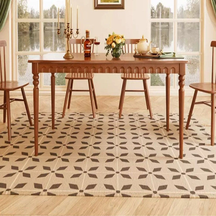 SAKIYO Japandi Solid Wood Dining Table - Radical Homes Singapore