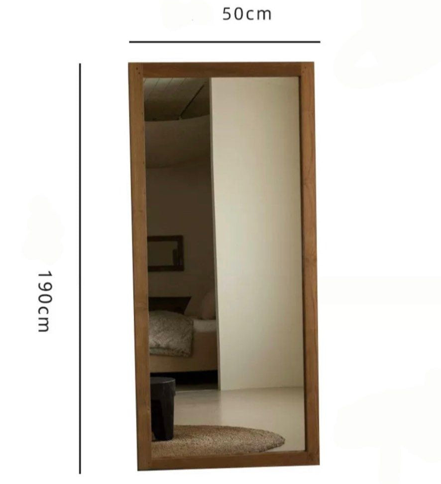TRELIS Rustic Solid Wood Mirror - Radical Homes Singapore