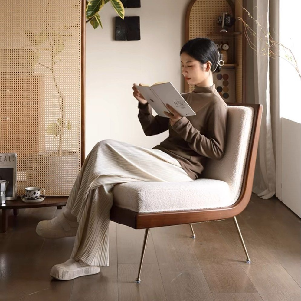 JORA Modern Boucle Lounge Chair - Cassa Haus Singapore