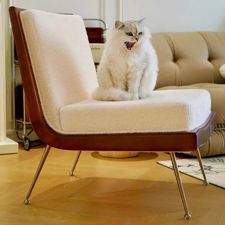 JORA Modern Boucle Lounge Chair - Cassa Haus Singapore