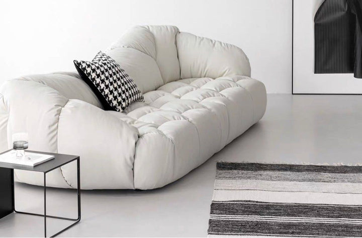 SELVORA Modern Leather Sofa - Radical Homes Singapore