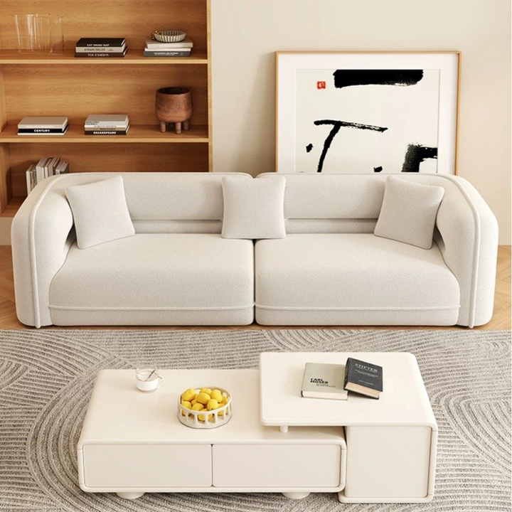 OLMARIS Modern Boucle Sofa - Radical Homes Singapore