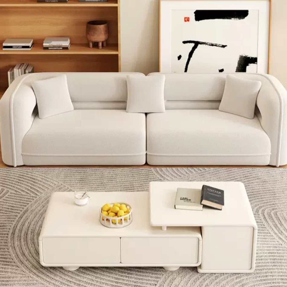 OLMARIS Modern Boucle Sofa - Radical Homes Singapore