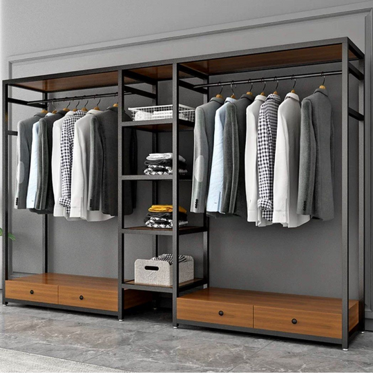 NEXARI Modern Open Concept Wardrobe - Cassa Haus Singapore