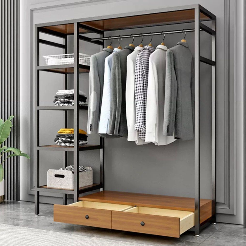 MAXIMUS Modern Open Concept Wardrobe - Radical Homes Singapore