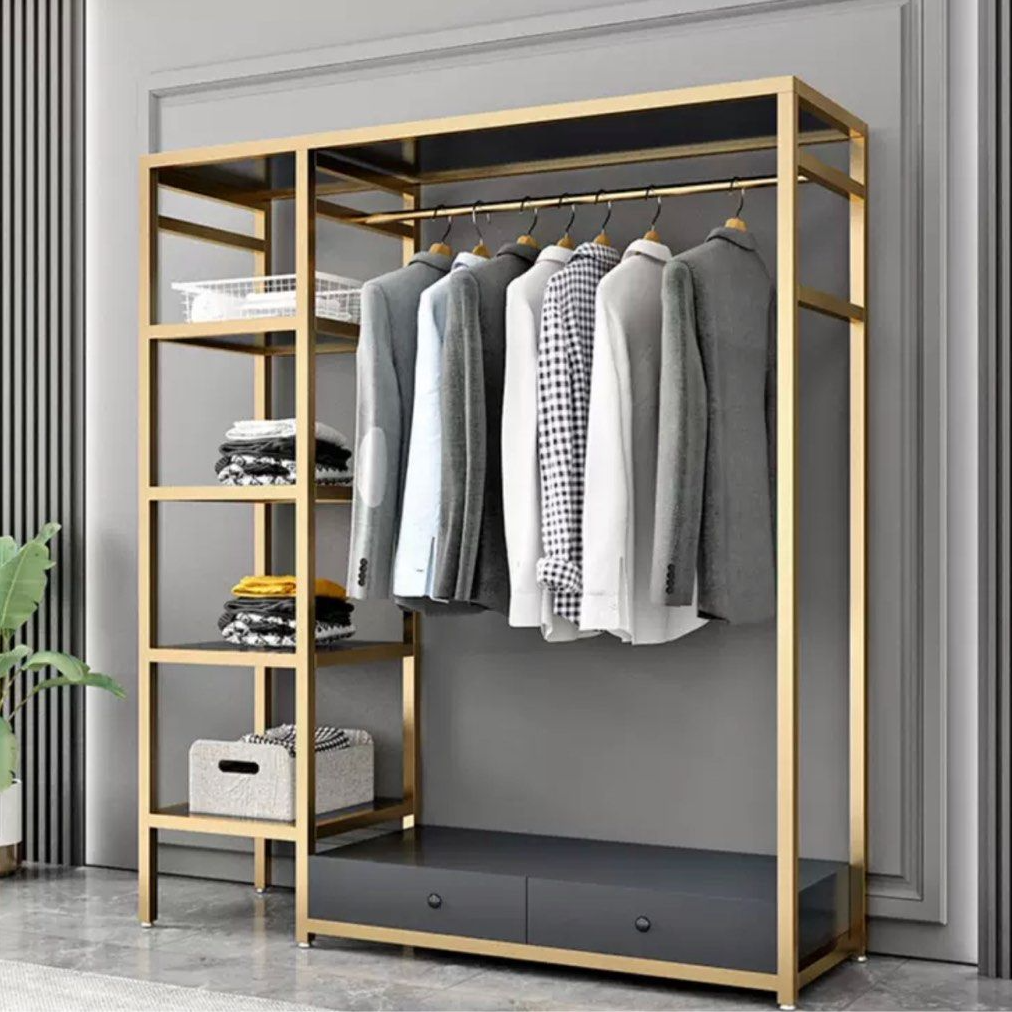 MAXIMUS Modern Open Concept Wardrobe - Radical Homes Singapore