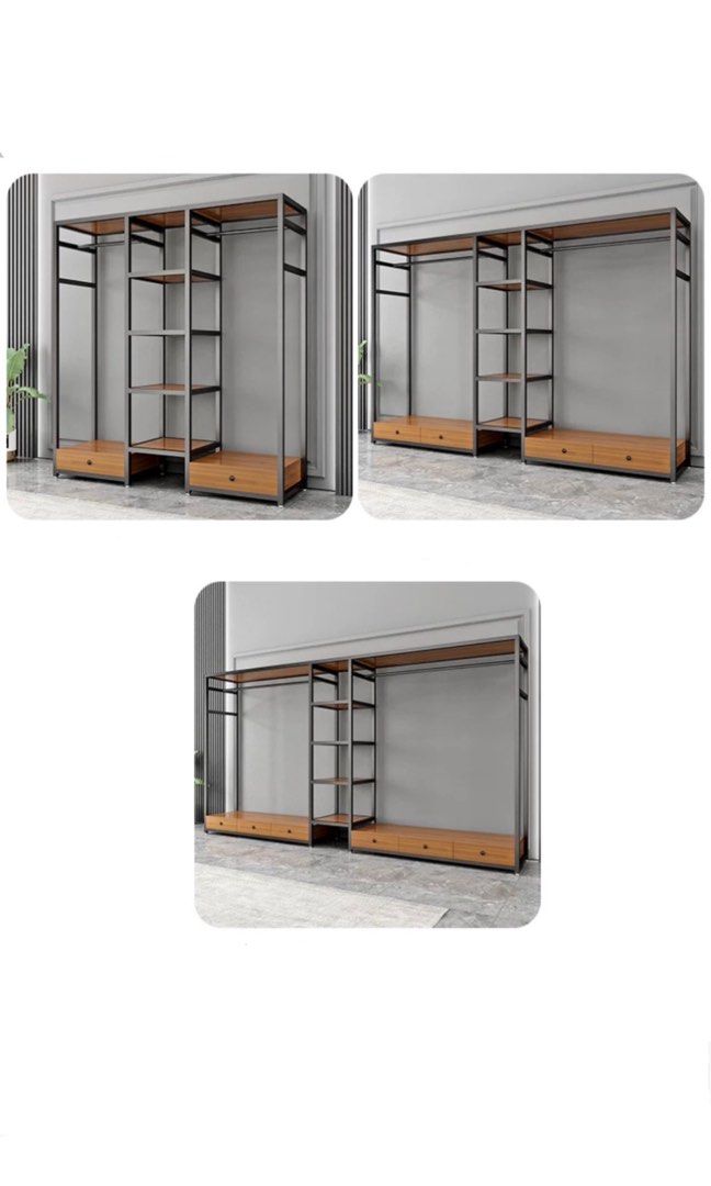 MAXIMUS Modern Open Concept Wardrobe - Radical Homes Singapore