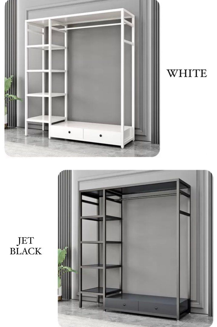 MAXIMUS Modern Open Concept Wardrobe - Radical Homes Singapore