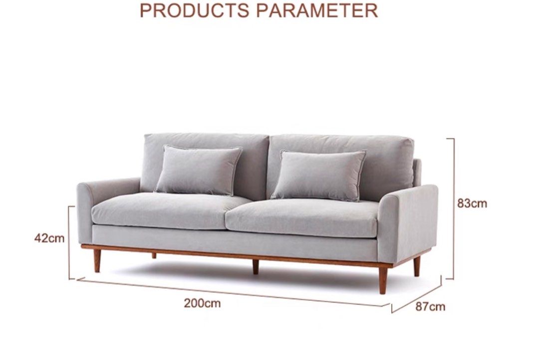 MARDEN Modern Fabric Sofa - Cassa Haus Singapore