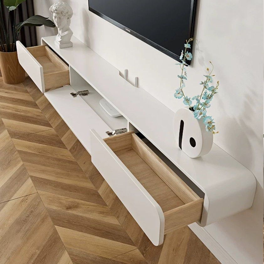 SHORAN Modern Minimalist Floating TV Console - Radical Homes Singapore