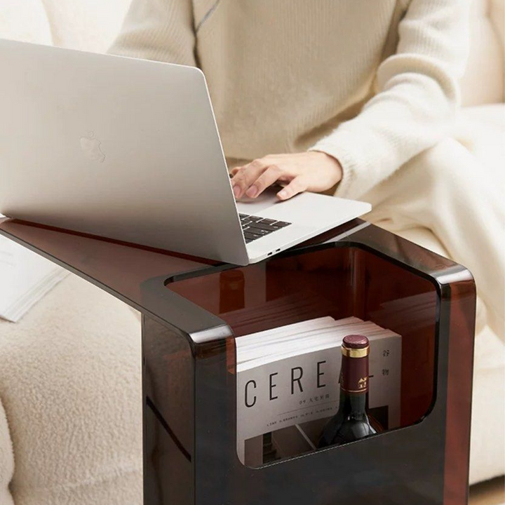 REGAN Modern Acrylic Side Table - Radical Homes Singapore