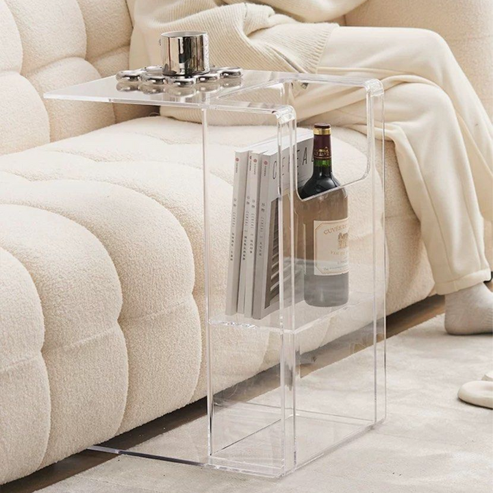 REGAN Modern Acrylic Side Table - Radical Homes Singapore