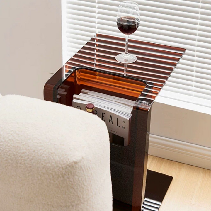 REGAN Modern Acrylic Side Table - Radical Homes Singapore
