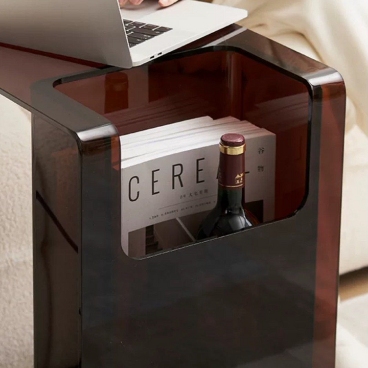 REGAN Modern Acrylic Side Table - Radical Homes Singapore