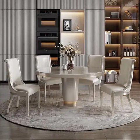 CINTRON Modern Round Dining Table - Radical Homes Singapore