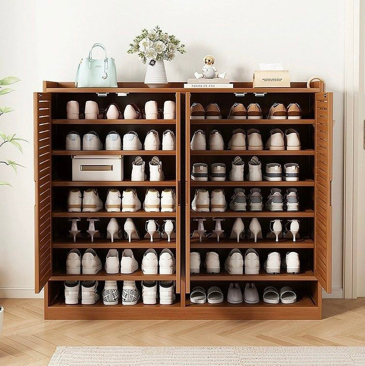 VELDRYN Rustic Shoe Cabinet - Cassa Haus Singapore