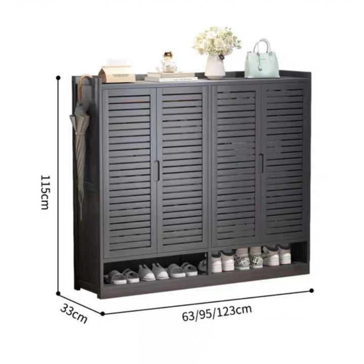 VELDRYN Rustic Shoe Cabinet - Cassa Haus Singapore