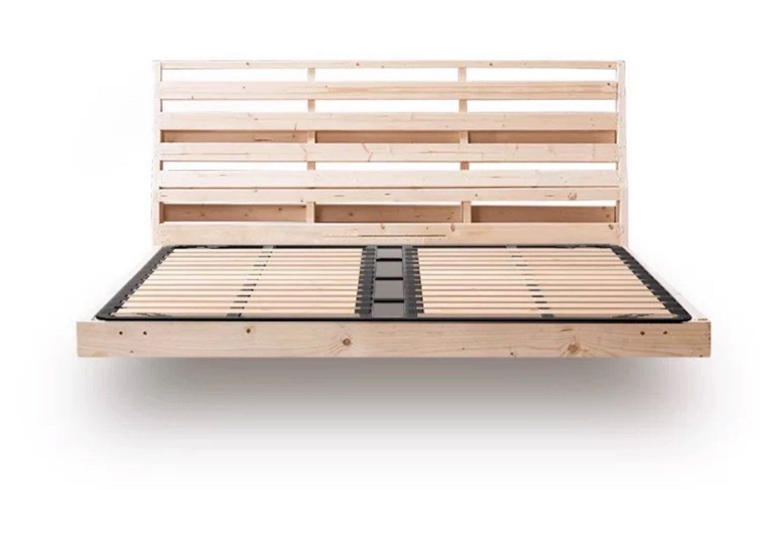 VAIRA Modern Floating Leather Bed - Radical Homes Singapore
