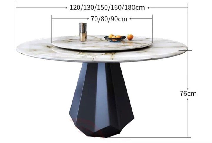 BLANKO Modern Sintered Stone Dining Table - Radical Homes Singapore