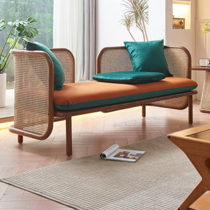 NOZUMI Japandi Rattan Sofa - Radical Homes Singapore
