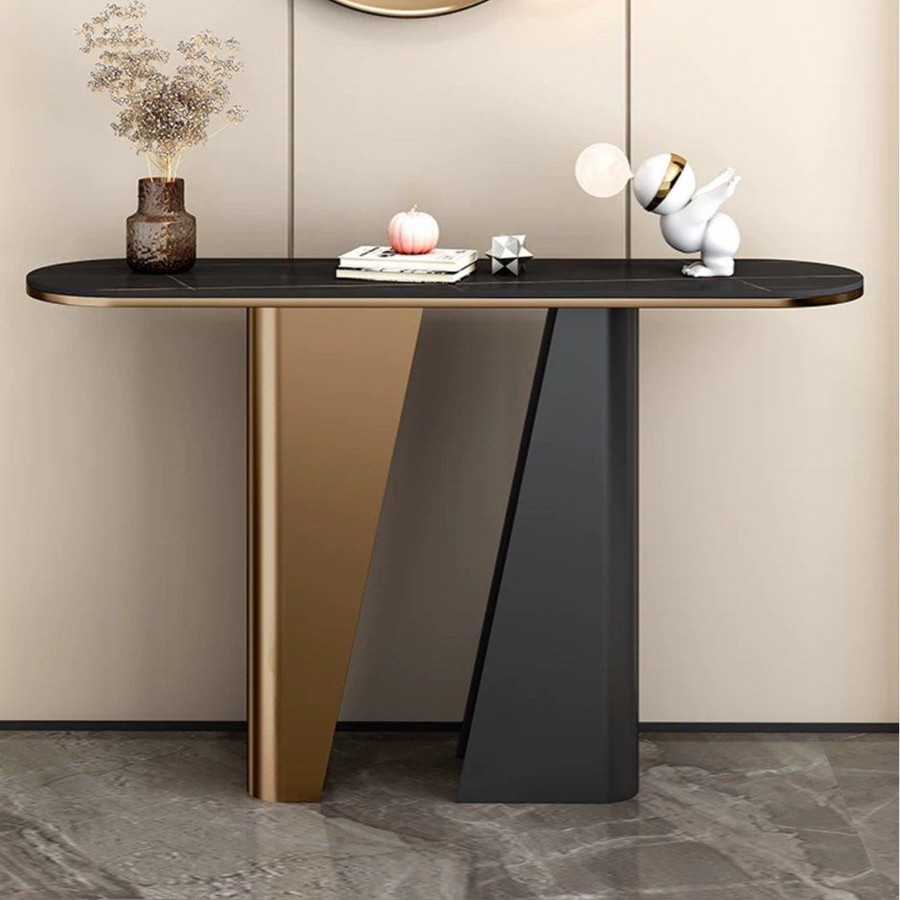TAMSIN Modern Sintered Stone Console Table - Radical Homes Singapore