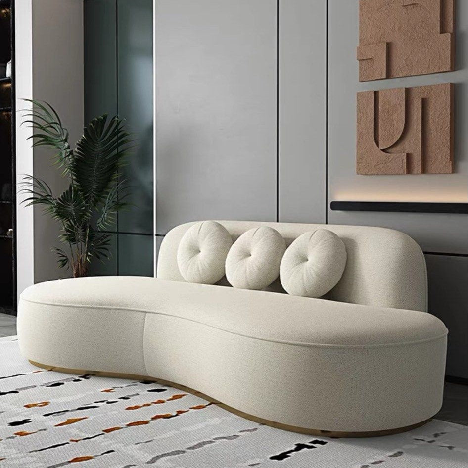 LAMORA Modern Velvet Sofa - Radical Homes Singapore