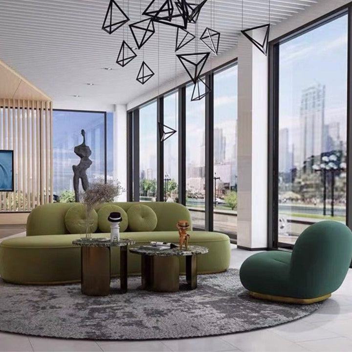 LAMORA Modern Velvet Sofa - Radical Homes Singapore