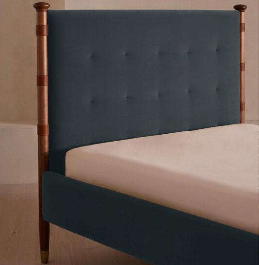 VAOLO Modern Velvet Bedframe - Radical Homes Singapore
