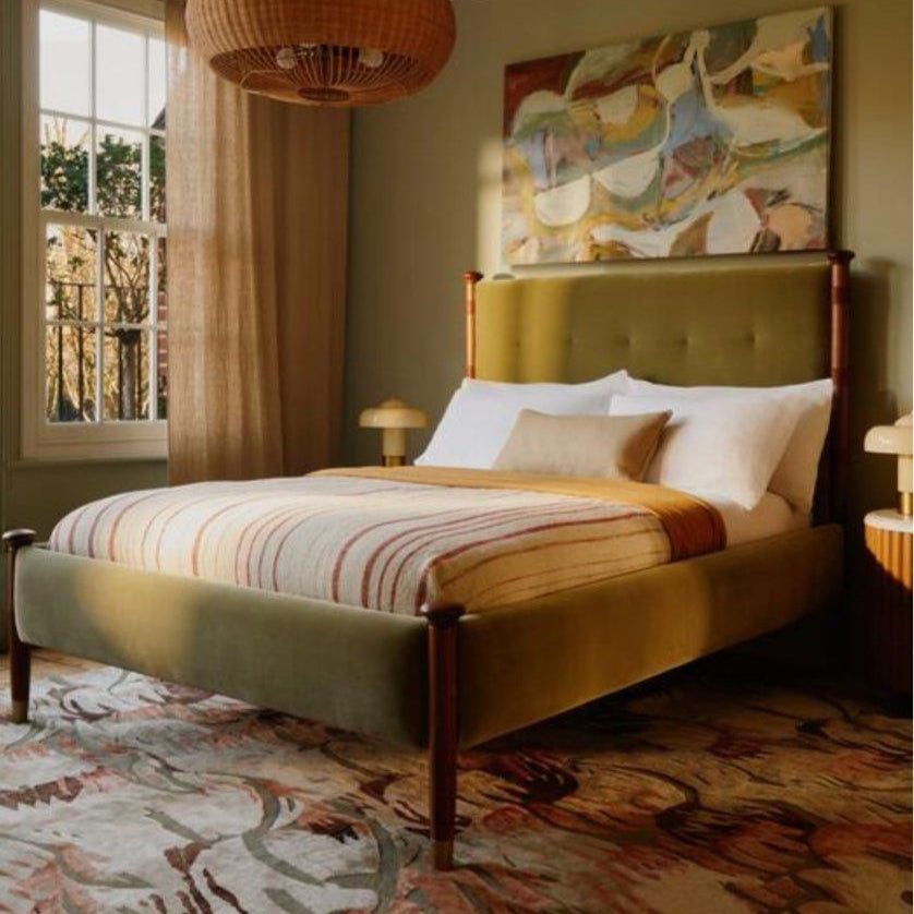 UVERO Modern Velvet Bedframe - Cassa Haus Singapore