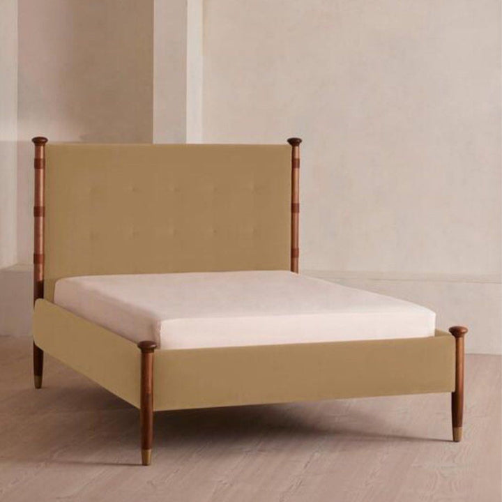 UVERO Modern Velvet Bedframe - Cassa Haus Singapore