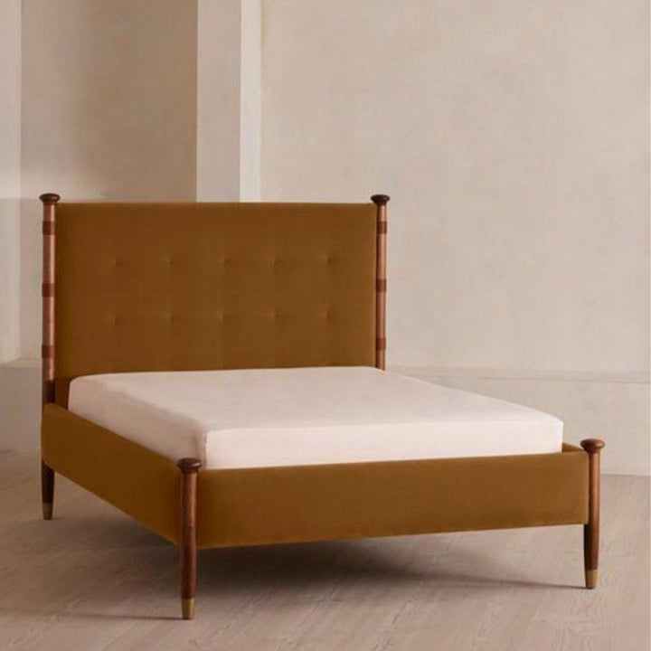 UVERO Modern Velvet Bedframe - Cassa Haus Singapore