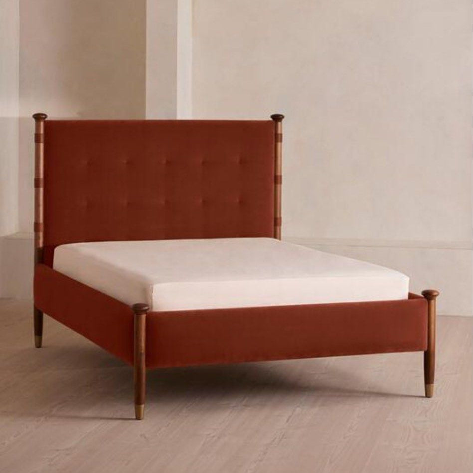 UVERO Modern Velvet Bedframe - Cassa Haus Singapore